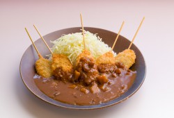 Miyazu style clam cutlet curry