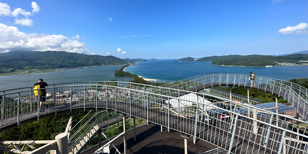 回廊と飛龍観